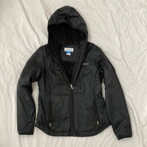 Columbia fleece lined windbreaker medium